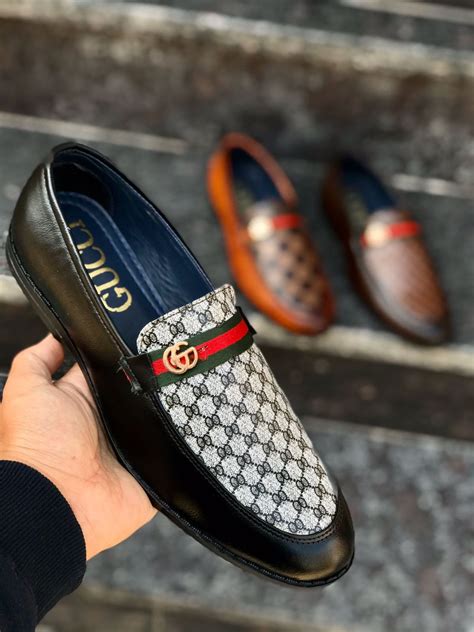 mens gucci cloth shoes|gucci shoes for men formal.